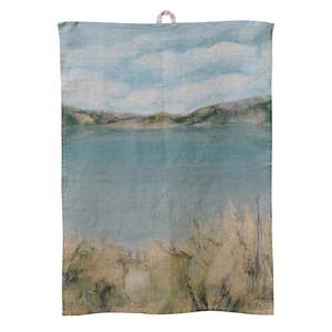 Tableware: Island Summer Linen Tea Towel