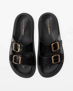 New: Stella + Gemma Etienne Slide | Black
