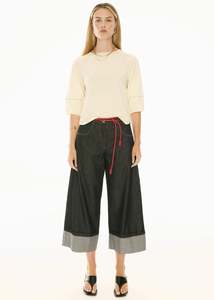 Clothing: POL - Doyle Cuffed Denim Pant