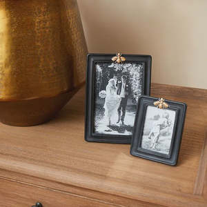 Bee Black Photo Frame