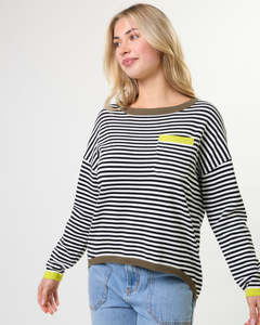 All: Stella + Gemma | Street Jumper | Black + Lime