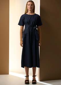 Pol - Milos Tie Dress | Ink