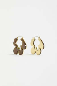 Elk: ELK | Lomma Hoop Earring | Dark Olive