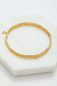 Zafino | Tile Bracelet | Gold