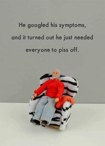 Googled His Symptoms Card