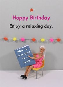 Relaxing Day Birthday Card