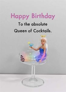 Gifts Under 50: Queen of Cocktails Birthday Card