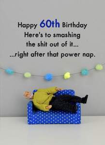 Gifts Under 50: 60th Birthday Card