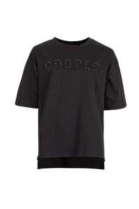 All: Cooper Beading Lady T- Shirt | Black