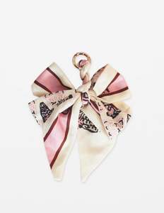 Stella + Gemma Bag | Key Charm Bow Blush White