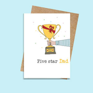 Five Star Dad Card