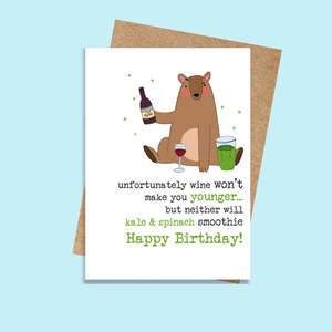 Cards: Kale and Spinach Smoothie Card