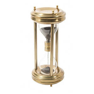 Home Decor: Antique Aluminium Sand Timer