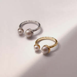 Fashion: Riviera Double Pearl Ring