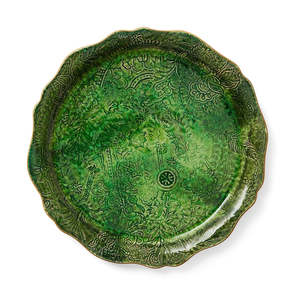 Kitchen 1: Round Serving Plate | Seaweed