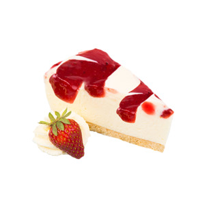 Frontpage: Strawberry & White Chocolate Round Cheesecake 1.6kg
