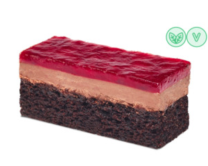 Vegan: Vegan Chocolate & Berry Cheesecake Slice 30x20cm 1.7kg