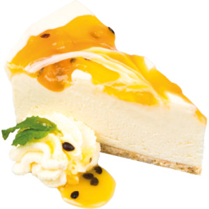 Cheesecakes: Peach & Passionfruit Swirl Cheesecake 9 inch 1.6kg