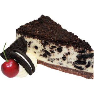 Cheesecakes: Cookies / Cream Precut Cheesecake 25cm 2.1kg