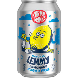 Karma Drinks Sugar Free Lemmy Lemonade Soft Drink 12 x 330ml