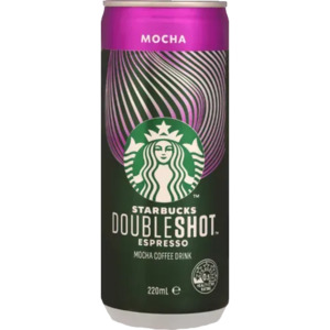 Starbucks Doubleshot Mocha Iced Coffee Can 12 x 220ml