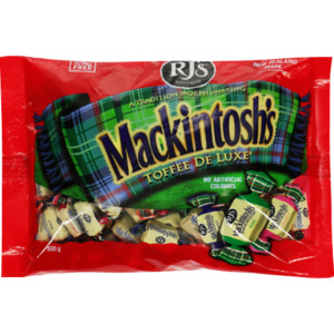 Confectionery: RJ's Mackintosh's Toffee De Luxe 800g