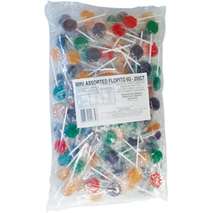 Confectionery: Florestal Mini Assorted Lollipops 200pk