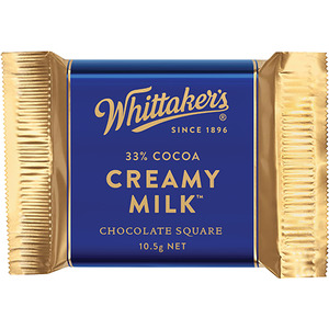 Whittaker's Milk Chocolate Hospitality Squares 10.5G 300pk
