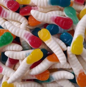 Rainbow Confectionery: Rainbow Confectionery Huhu Grubs 1kg Bulk Bag