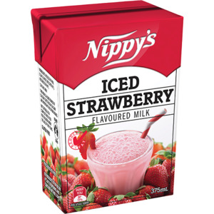 Nippys Sale: Iced Strawberry Flavoured Milk 375ml x 24