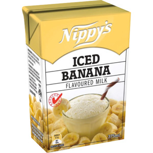 Nippys Sale: Nippy's Iced Banana Flavoured Milk 375ml x 24