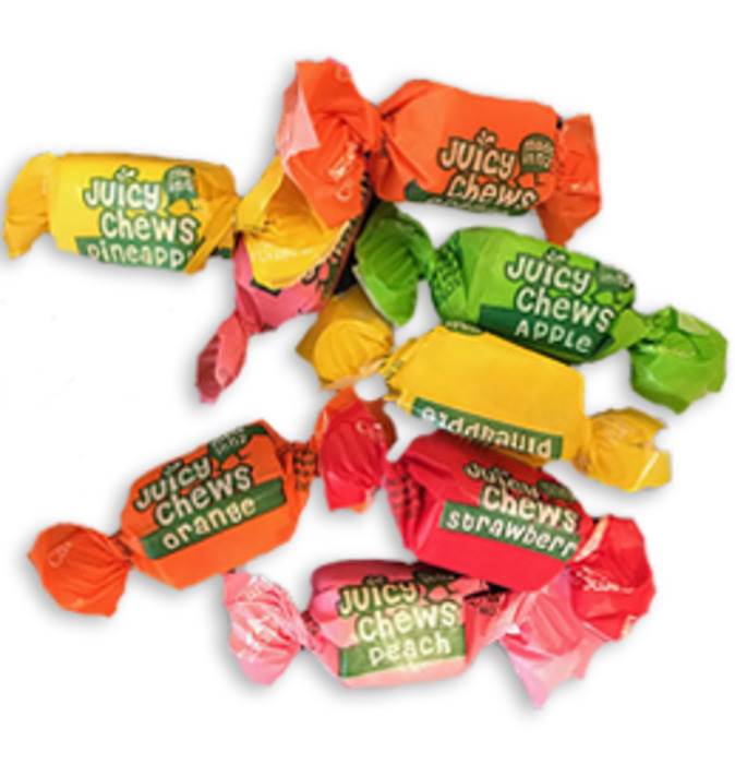 Mixed Fruit Juicy Chews 2kg Bulk Bag