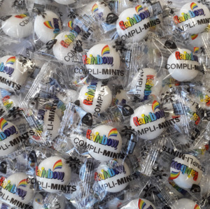 Wrapped: Rainbow Confectionery Wrapped Mints 1kg Bulk Bag