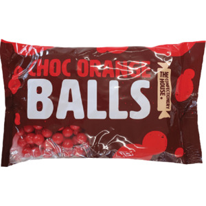 Confectionery All: Chocolate Orange Balls 1kg Bulk Bag