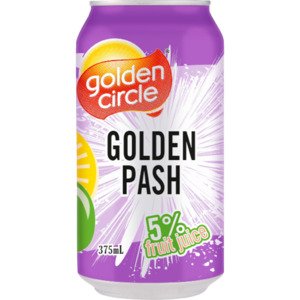 Golden Circle Drinks Sale: Golden Pash Soft Drink 24 x 375ml