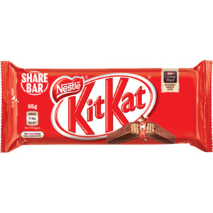Chocolate Bars: Nestle Kit Kat King Size 4 Fingers 24 x 65g