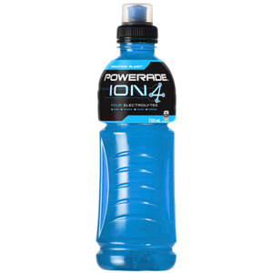 Energy Drinks: Powerade ION4 Mountain Blast Sports Drink 15 x 750ml