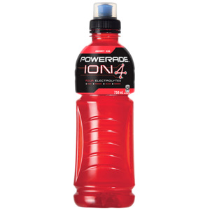 Energy Drinks: Powerade ION4 Berry Ice Sports Drink 15 x 750ml