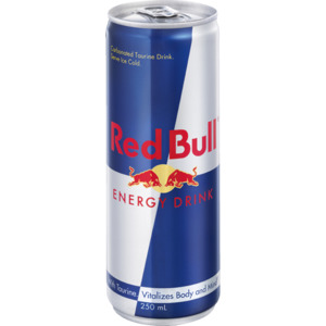 Energy Drinks: Red Bull Energy Drink 250ml x 24 pack