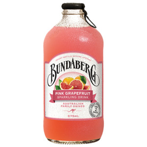 Bundaberg: Bundaberg Pink Grapefruit Sparkling Drink 12 x 375ml