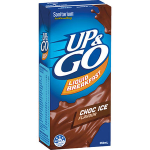 Up & Go Choc Ice Flavour Liquid Breakfast 12 x 350ml