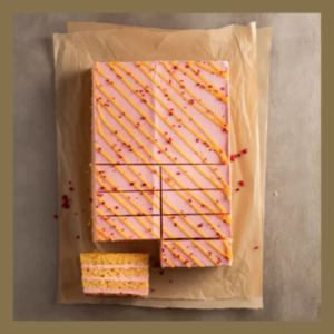 Cakes: Original Foods Lemon Berry Bliss Premium Layer Cake 1.9kg