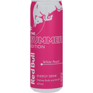 Red Bull The Summer Edition White Peach Energy Drink 12 x 473ml