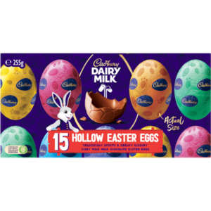 Cadbury Easter Egg Flat Top Carton Hollow Chocolate 255g