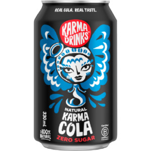 Karma Drinks Sugar Free Karma Cola Soft Drink 12 x 330ml