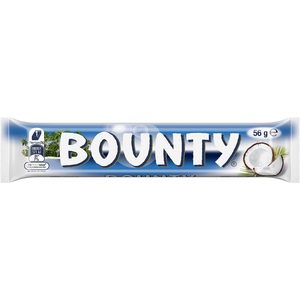 Confectionery: Bounty Milk Chocolate Coconut Bar 24 x 50g