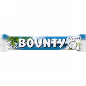 Confectionery: Bounty Milk Chocolate Trio Bars 21 x 75g