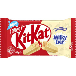 Nestle Sale: Nestle Kit Kat Milkybar White Chocolate Bar 48 x 42g