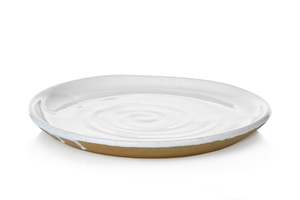 Earth 27cm Dinner Plate - Alabaster