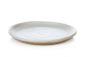 Plates: Earth 27cm Dinner Plate - Eggshell